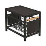 Wintem - Ruimtebesparende keukenorganizer zwart met uitneembare lade en ijzeren bovenplank, multifunctioneel voor onder de gootsteen, voorraadkast en badkamer, eenvoudig te monteren, robuust en