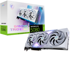 MSI GeForce RTX 5080 16G TRIO OC WHITE Graphics Card