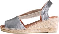 Toni Pons TEIDE-P Espadrille met spitse neus en middelhoge sleehak - STEEL, 38