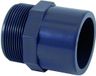 Cepex PVC Übergangsmuffe 63-50mm x 1 1/2" PN10