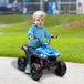 Quad électrique 12 V pour enfants, 2 moteurs, marche avant et arrière, 37-60 mois, 85 x 55,5 x 62 cm, bleu