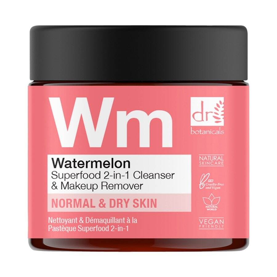 Dr Botanicals Watermelon Superfood 2-in-1 Cleanser & Makeup Remover 30 ml