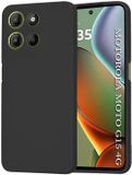 Techsuit Hoesje geschikt voor Motorola Moto G17/G17 Power/G15/G15 Power - Soft Flex Silicone Back Cover - Black