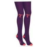 B.Nosy B.Nosy Marley katoenen maillot met print - paars/koraalrood