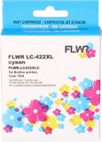 FLWR - Brother LC-422XL cyaan cartridge