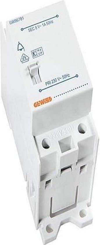 Gewiss beltrafo 8V 8va - Wit