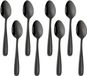 Ibenzoa® Set van 8 RVS Lepels Noir