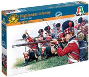 Italeri Modelbouwpakket Militaire voertuigen - 6004 Britse Soldaten - Highlander Infanterie - Napoleontische Oorlogen - Figuren Plastic - 1:72 - Modelbouw