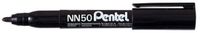 Pentel NN50 permanente marker Kogelpunt Zwart 12 stuk(s)