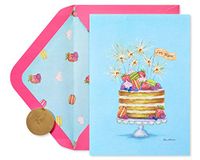 Papyrus Verjaardagskaart voor mama - Ontworpen door Bella Pilar (Sparkler Cake)
