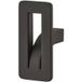 Häfele H2355 Bouton de meuble Noir mat Métal 52 x 31 mm