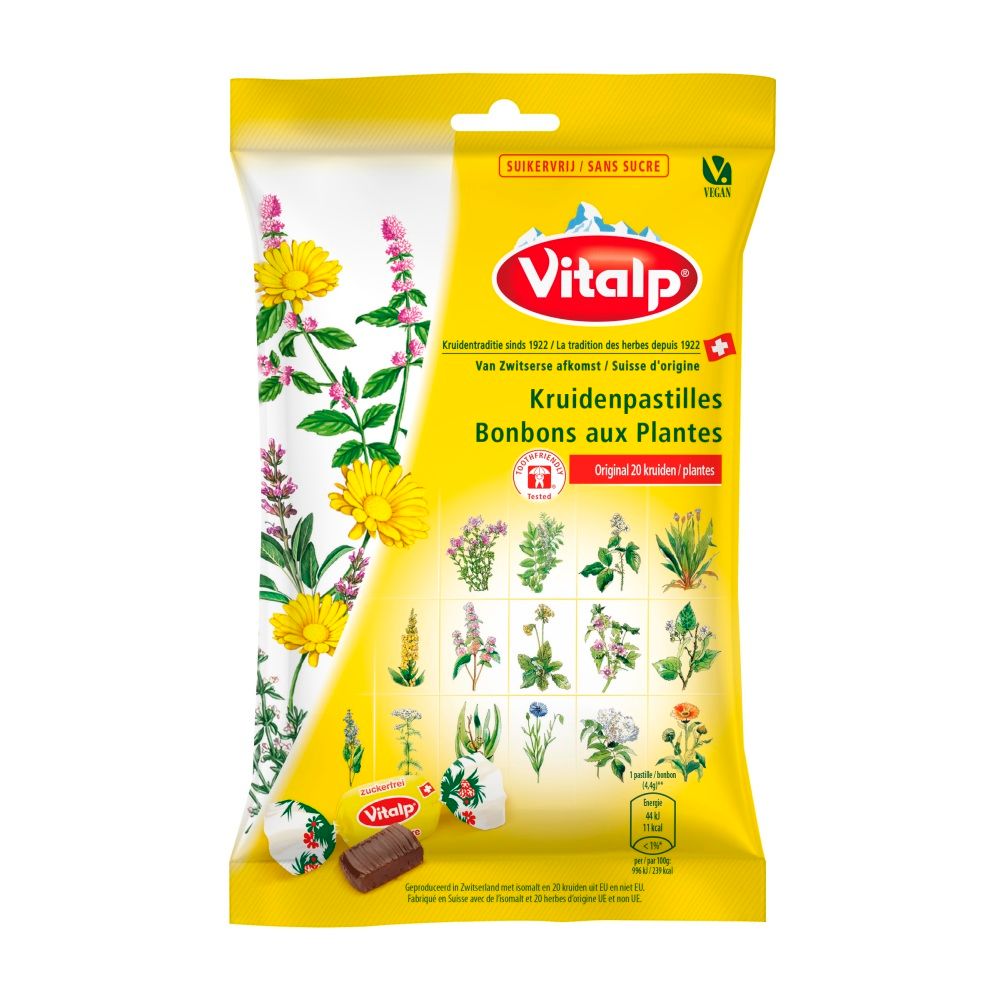 Vitalp Kruidenpastilles Original Suikervrij