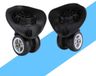 Holland Connections - Roulettes de bagages - Roulettes de remplacement pour trolley - 2 pièces - Plastique - Roulettes robustes pour valise - Convient aux bagages de voyage - 8 cm