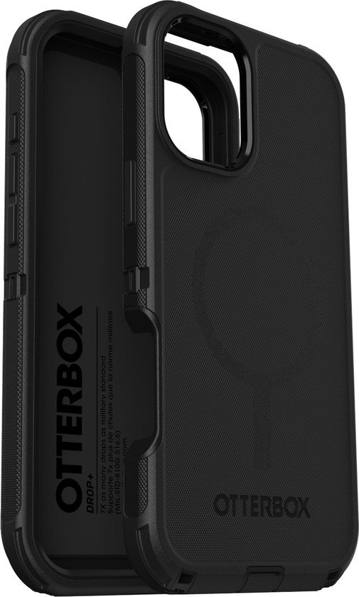 Otterbox - Defender Mag iPhone 16 Plus Hoesje - zwart