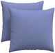 vidaXL - Zitkussens - 2 stuks - Stof - Jeans Blauw - 45 x 45 cm