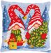 Vervaco Kerst kabouters kruissteek kussen kit