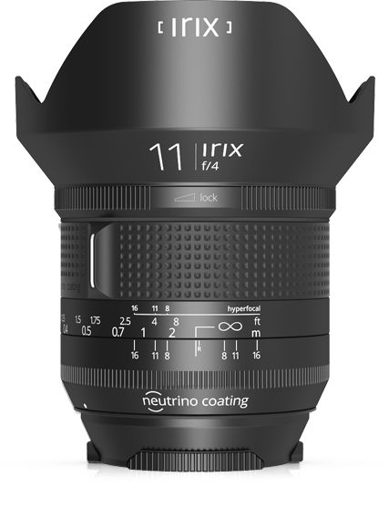 Irix Firefly 11mm f/4.0 Lens - Canon EF Mount - Black