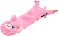 Jack and Vanilla Flatties knuffel varken knisperend roze 45 cm