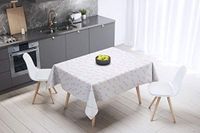 Bonamaison Tafelkleed, Anti-Mold, Sneldrogend, Waterdicht, 100% Polyester Tafellaken, Willekeurig patroon, 140 x 140 Cm