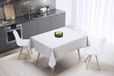 Bonamaison Tafelkleed, Anti-Mold, Sneldrogend, Waterdicht, 100% Polyester Tafellaken, Willekeurig patroon, 140 x 140 Cm