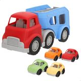 ColorBaby Play 39606 Speelgoedtransportwagen met helling en 4 auto's