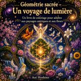 Géométrie sacrée – Un voyage de lumière: Un livre de coloriage pour adultes aux paysages oniriques et aux fleurs