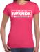 Bellatio Decorations Foute Party T-shirt voor dames - ik heb last van IWKNDK - roze - carnaval/themafeest XS