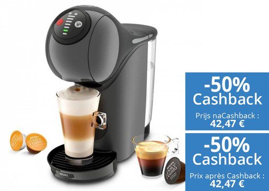 Krups NESCAFÉ Dolce Gusto Genio S YY4948FD - Koffiecupmachine - Antraciet