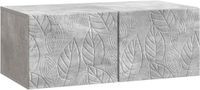 vidaXL Wandmontage TV-kast 59,5 x 31 cm Betongrijs Bewerkt hout