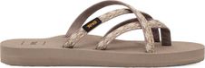 Teva Olowahu Teenslippers Dames Bruin-Geel-Wit