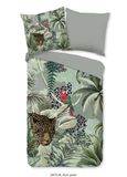 Muller Textiles Pure Dekbedovertrek Jungle Print Groen 140x220 cm