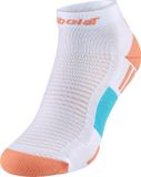 Babolat Chaussettes de tennis mi-hautes en polyester blanc pour adultes