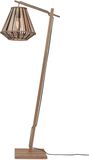 GOOD&MOJO Merapi Vloerlamp - Bamboe/Zwart - 150cm - Bruin