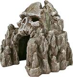 Exotische omgevingen schedel berg aquarium ornament - Klein - 5.5 inch x 6 inch x 6 inch