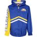 NBA Undeniable Hardwood Classics Dennug Veste coupe-vent zippée intégrale pour homme
