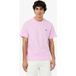 Lacoste T-shirt coupe classique col rond rose, Uni