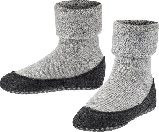 FALKE Cosyshoe Minis Huissokken Kinderen Grijs Maat 25-26