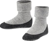 FALKE Cosyshoe Minis antislip noppen merinowol huissokken pantoffels kinderen grijs - Maat 25-26