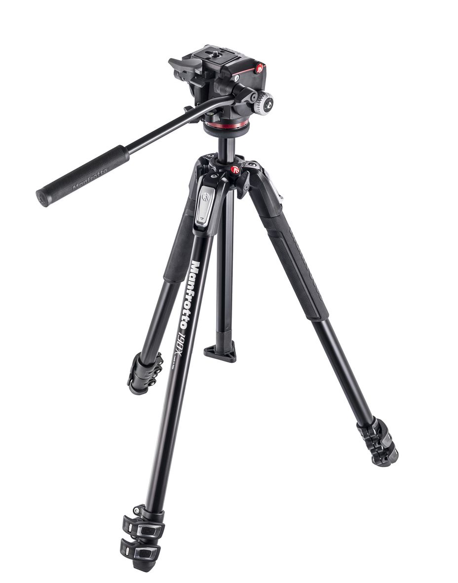 Manfrotto MK190X3-2W - Statief - Zwart