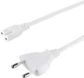 LogiLink Câble réseau, prise Euro - coupleur IEC C7, noir, 1,0 m
