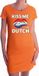 Bellatio Decorations Shoppartners Bv Kiss me i'm Dutch jurkje oranje dames - feest jurkje dames / oranje kleding M