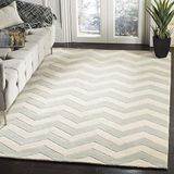 Safavieh Vloerkleed Crosby handgemaakt wol Grijs Symmetrisch patroon 152 x 244 cm