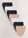 Next - Dames - Set van 7 No VPL Scallop slips met volledige bedekking - Zwart