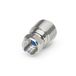Sonero F-stekker voor satellietkabel, antennekabel, coaxkabel met diameter 6,5-7,5 mm, eenvoudige zelfmontage, chroom, set van 4