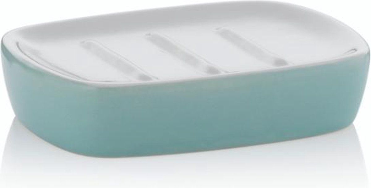 Kela Lindano Zeepschaal - Groen - Keramiek