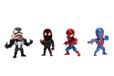 Jada Toys Marvel Spider-Man-Figuren: Spider-Man, Venom, Miles Morales, 2099 - 4 Metalen Verzamelfiguren, 6 cm