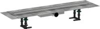 Hansgrohe RainDrain Compact - Douchegoot 70 cm, met rooster, geborsteld roestvrij staal 56164800