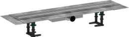 Hansgrohe RainDrain Compact - Douchegoot 70 cm, met rooster, geborsteld roestvrij staal 56164800
