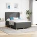 Prolenta Maison Exclusive - Boxspringbed met matras, donkergrijs, 200 x 160 cm, gestoffeerd