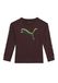 PUMA T-shirt 'STREET' chocolat / citron vert / pétrole